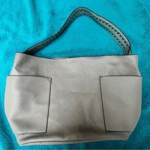 STEVE MADDEN LARGE VEGAN FAUX LEATHER SATCHEL HOBO TOTE BAG PURSE